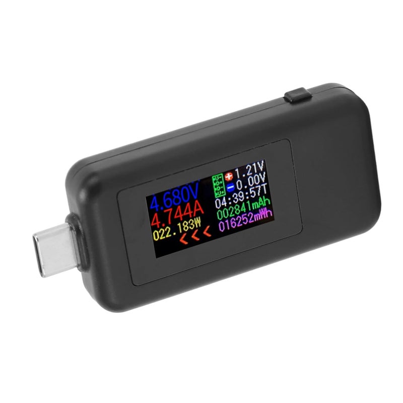 USB Type C Digital Display Voltage Current Meter Compact Plastic Case for Mobile Phone - Image 5
